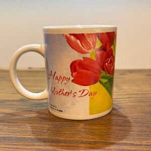 Mother's Day Mug with Red Tulip Design - 3/20